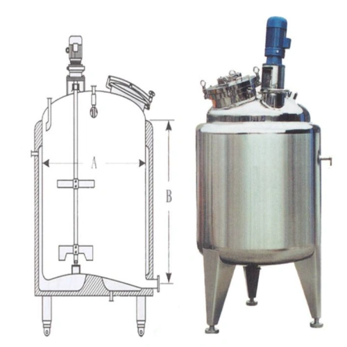 搅拌システム生物学的発酵タンク
